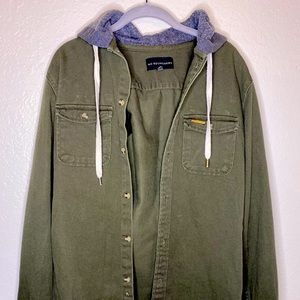 Jacket with hoodie - excellent condition